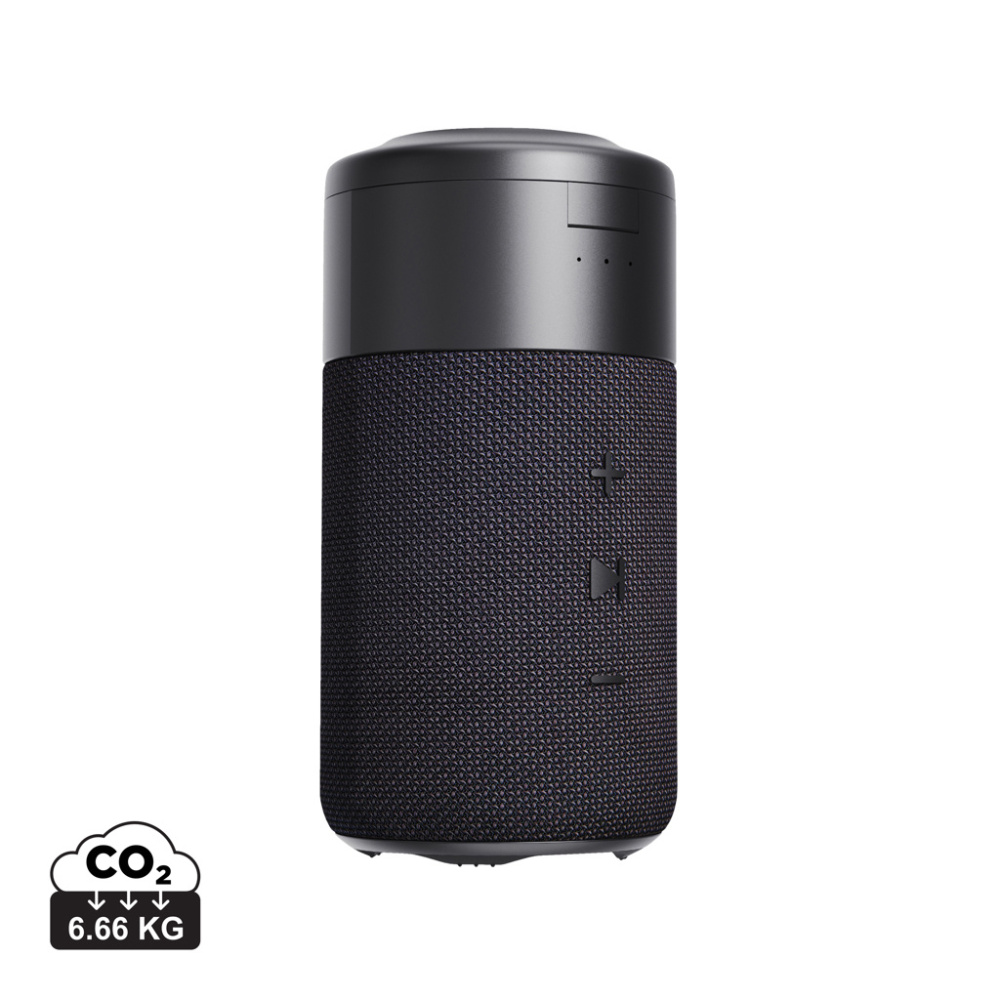 Logo trade business gift photo of: Urban Vitamin Anaheim RCS recycled 10W speaker 15W charger