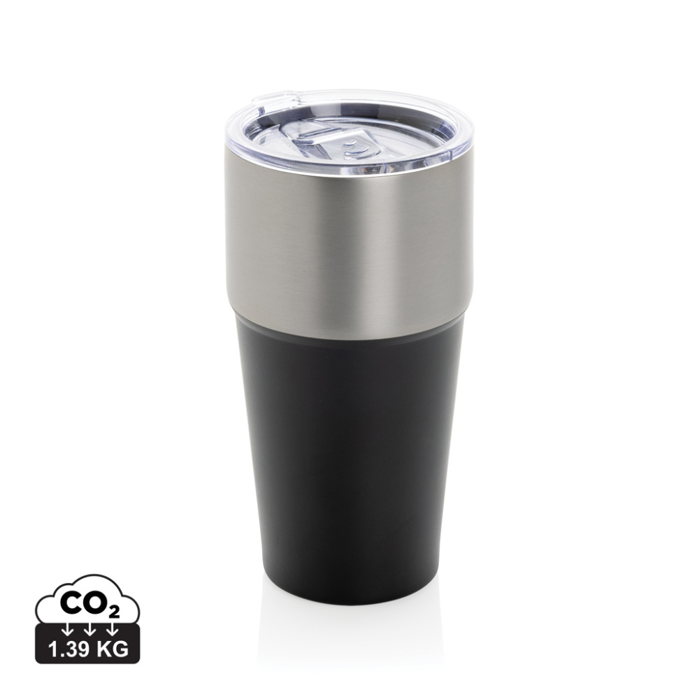 Logo trade promotional giveaway photo of: Fluid RCS certified recycled steel tumbler 500ml