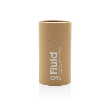 Logo trade promotional gifts picture of: Fluid RCS certified recycled steel tumbler 500ml