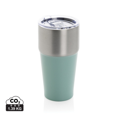Logotrade promotional item picture of: Fluid RCS certified recycled steel tumbler 500ml