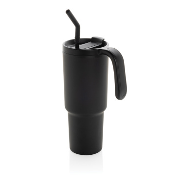 Logotrade promotional product picture of: Graphic 360 RCS certified recycled steel tumbler 900ml