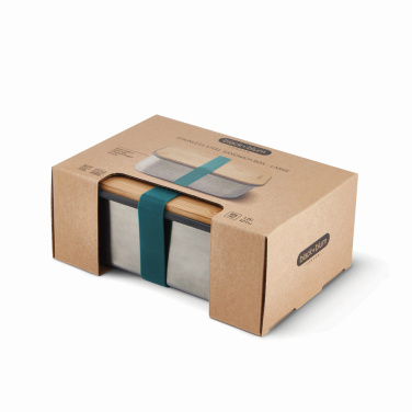 Logo trade promotional merchandise photo of: Black+Blum Stainless Steel Sandwich Box Large
