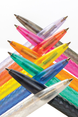 Logotrade corporate gift picture of: X3 GRS recycled PC plastic pen frosted