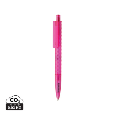 Logotrade advertising product picture of: X3 GRS recycled PC plastic pen frosted