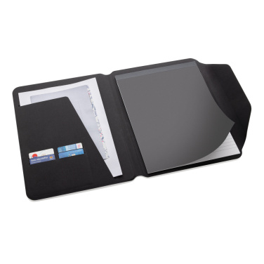 Logotrade promotional giveaway picture of: Teri AWARE™ RPET and walnut A4 portfolio