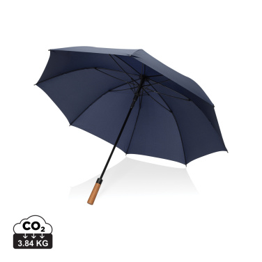 Logotrade promotional merchandise picture of: Tony  Aware™ RPET 30 inch acacia auto open umbrella