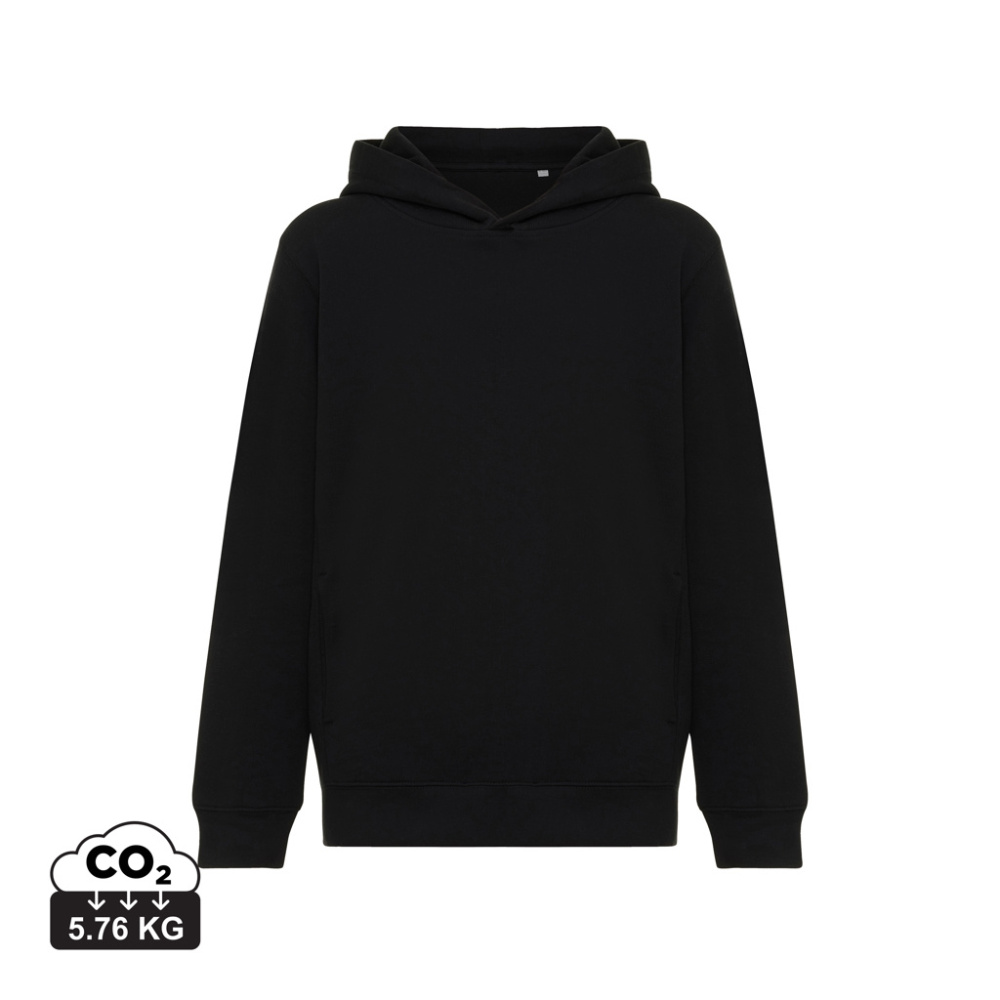 Logotrade promotional giveaway picture of: Iqoniq Yengo kids recycled cotton hoodie with sidepockets