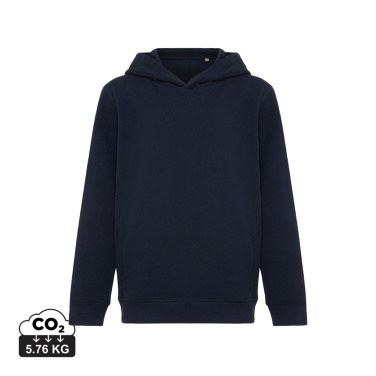 Logotrade corporate gift image of: Iqoniq Yengo kids recycled cotton hoodie with sidepockets