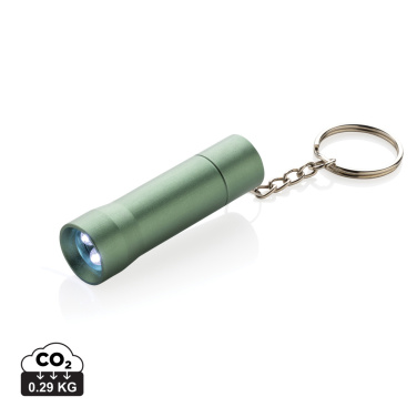 Logotrade promotional merchandise photo of: Flash RCS recycled aluminium keychain torch