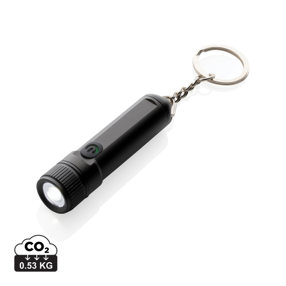 Logotrade promotional item image of: Gear X rechargeable ultra bright keychain torch