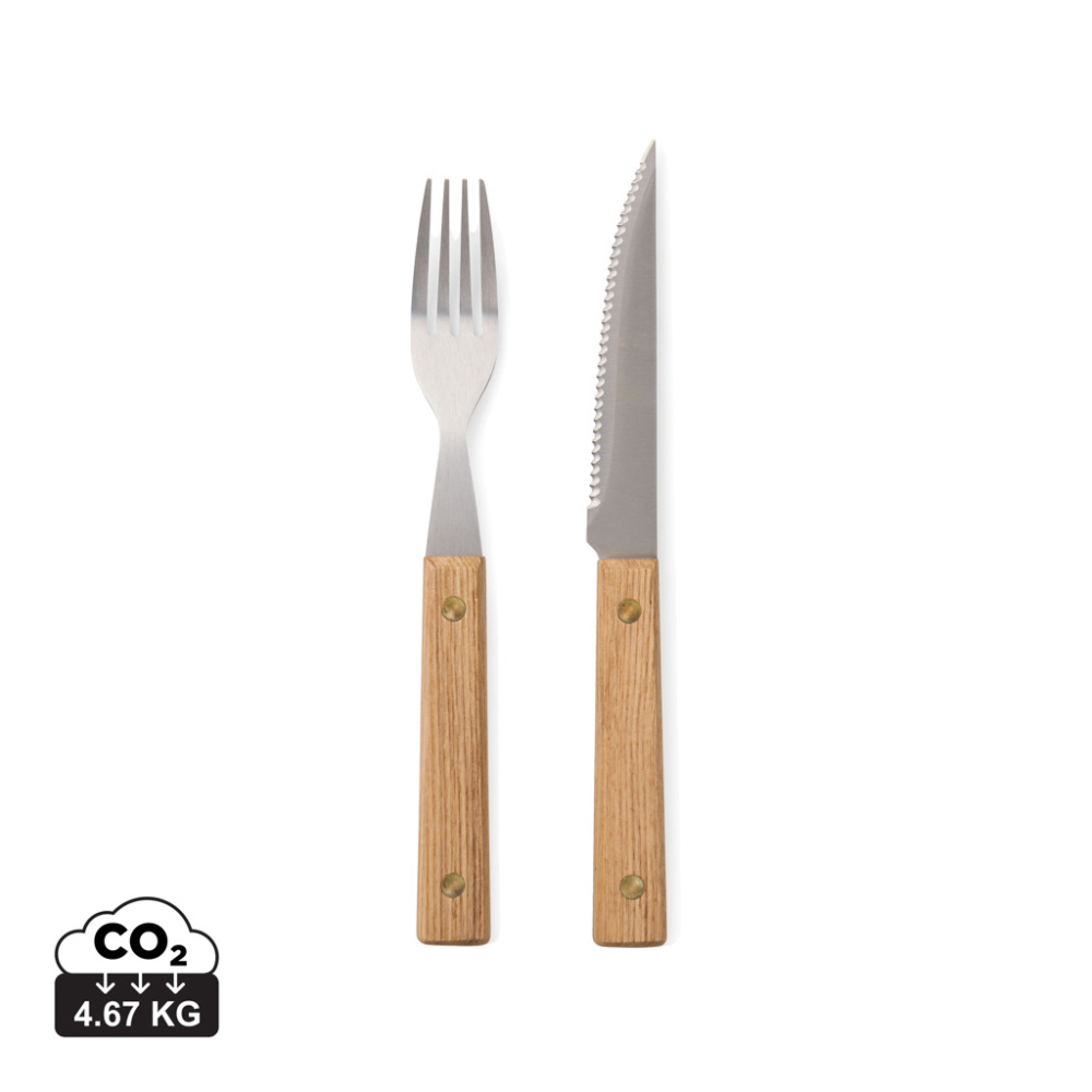 Logo trade promotional products picture of: VINGA Paso 8 pcs bbq cutlery set