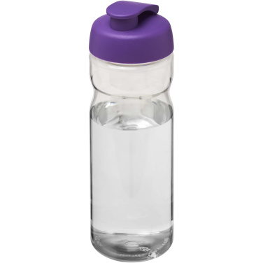 Logo trade advertising product photo of: H2O Active® Eco Base 650 ml flip lid sport bottle
