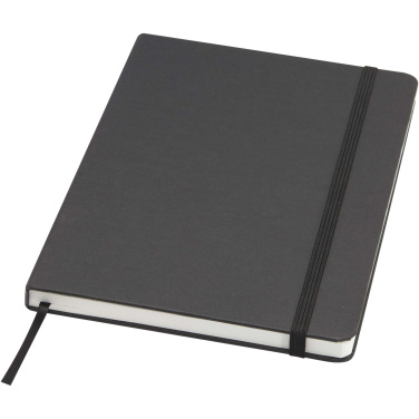 Logotrade promotional giveaway image of: Holm A5 stone paper hard cover notebook with lined pages
