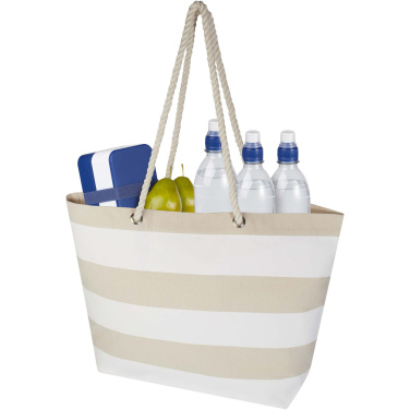 Logotrade promotional giveaway image of: Florida 270 g/m² GRS recycled beach tote bag 18L
