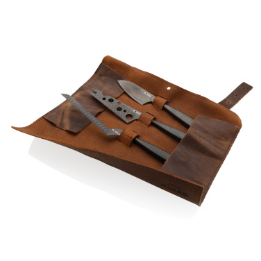 Logotrade promotional item image of: BOSKA Cheese Knife Set Monaco+ Black