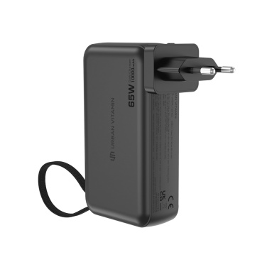 Logo trade corporate gift photo of: Urban Vitamin Eureka hybrid GANcharger 10000mah powerbank65W