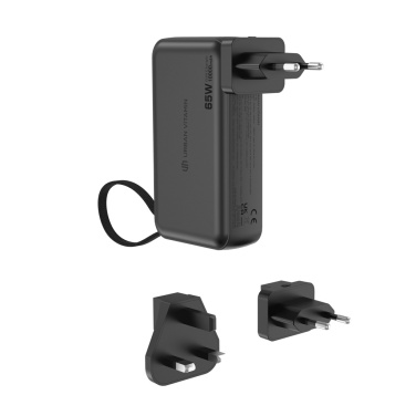 Logo trade promotional gift photo of: Urban Vitamin Eureka hybrid GANcharger 10000mah powerbank65W