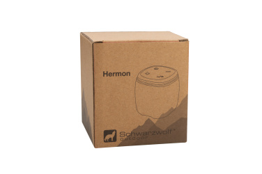 Logotrade corporate gift image of: Bluetooth speaker HERMON Schwarzwolf