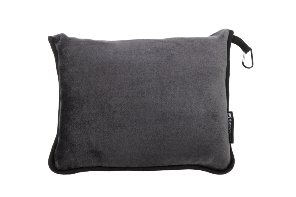 Logotrade advertising product image of: Blanket and pillow 2 in 1 AMIATA Schwarzwolf
