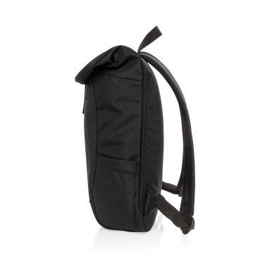 Logotrade promotional item picture of: Swiss Peak Aware™ RPET Leonard 15.6 inch laptop backpack
