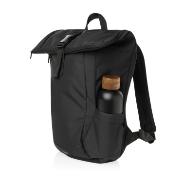 Logotrade promotional merchandise picture of: Swiss Peak Aware™ RPET Leonard 15.6 inch laptop backpack
