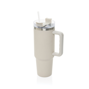 Logo trade promotional gifts picture of: Stadley RCS recycled steel tumbler 1200ML