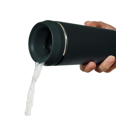 Logo trade promotional giveaways picture of: Topl Recycled Steel To Go Tumbler Patented 360 Lid 354ml
