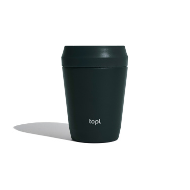 Logo trade advertising products picture of: Topl Recycled Steel To Go Tumbler Patented 360 Lid 235ml