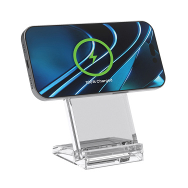 Logo trade promotional items image of: Magcharge 15W magnetic wireless charging stand