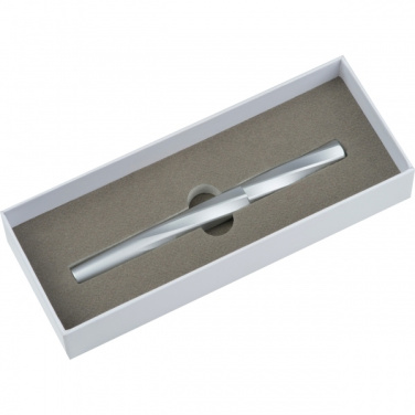 Logo trade promotional merchandise photo of: MoLu brass rollerball Praia Grande