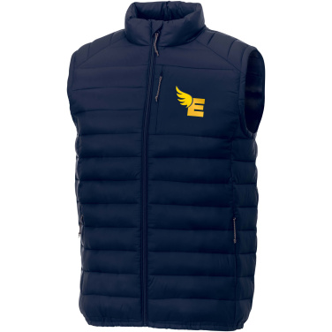 Logo trade business gifts image of: Pallas men's GRS recycled insulated bodywarmer