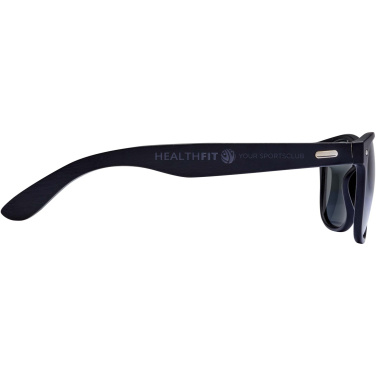 Logo trade promotional giveaway photo of: Arlo bamboo sunglasses with black coating