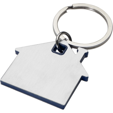 Logotrade advertising product image of: Nook house-shaped keychain