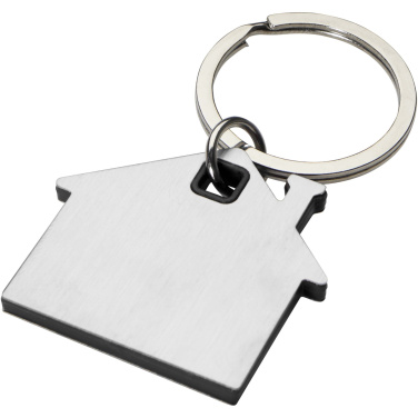 Logo trade promotional product photo of: Nook house-shaped keychain