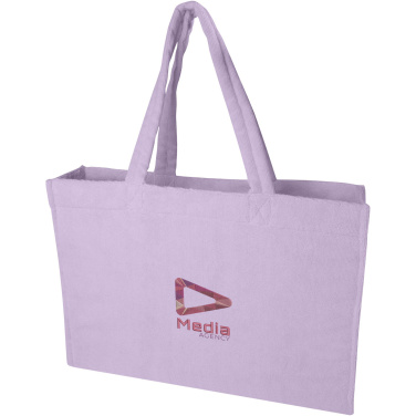 Logotrade promotional merchandise picture of: Siam GRS recycled terry beach tote bag 13L