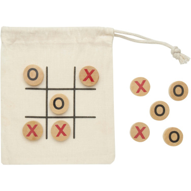 Logo trade promotional gifts picture of: Whorl wooden tic, tac, toe game