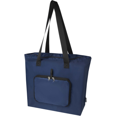 Logo trade promotional item photo of: EcoFold RPET foldable tote bag 16L