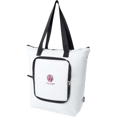 Logotrade promotional giveaway image of: EcoFold RPET foldable tote cooler bag 15L