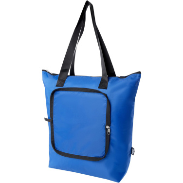 Logotrade promotional giveaway image of: EcoFold RPET foldable tote cooler bag 15L