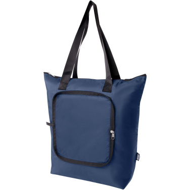 Logotrade promotional item picture of: EcoFold RPET foldable tote cooler bag 15L