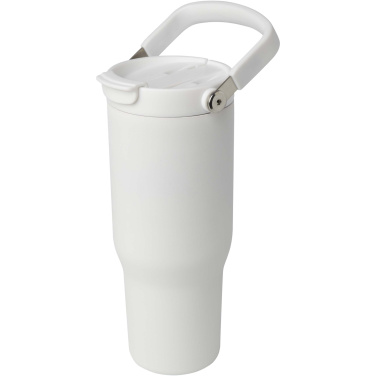 Logotrade business gifts photo of: Bronx 900 ml RCS recycled stainless steel copper vacuum insulated tumbler with dual function lid