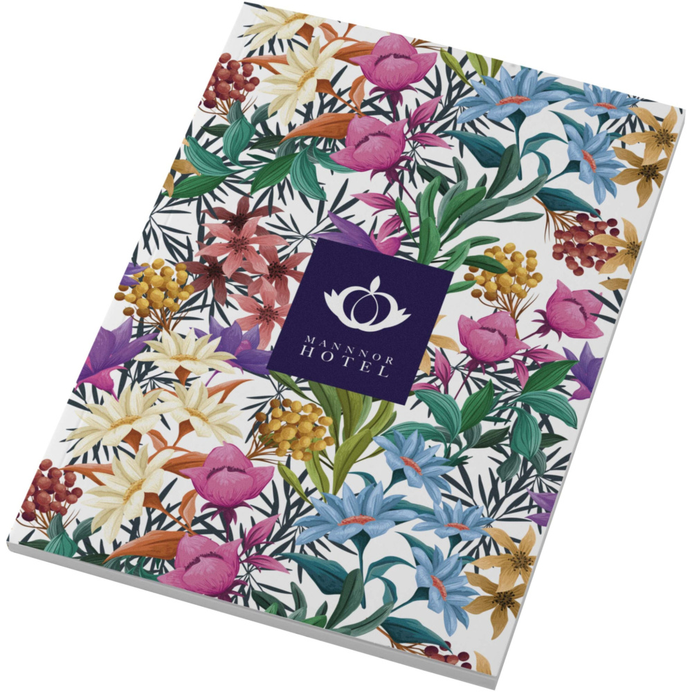Logo trade advertising product photo of: Novella Austen A5 soft cover notebook - 50 sheets