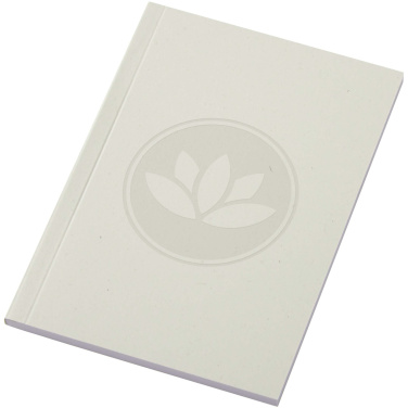 Logo trade promotional products image of: Novella Austen A6 recycled soft cover notebook - 50 sheets