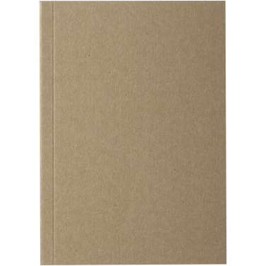 Logotrade advertising products photo of: Novella Austen A6 recycled soft cover kraft notebook - 50 sheets