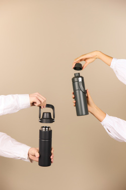 Logo trade business gift photo of: Baltimore trek RCS recycled SS bottle 600 ML