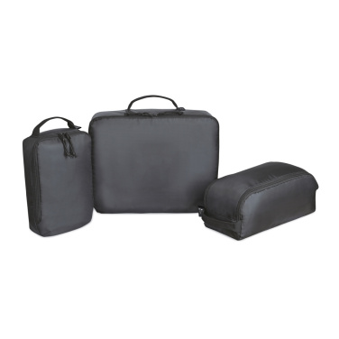 Logo trade business gifts image of: Renew AWARE™ rPET 3 Piece Packing Cube Set