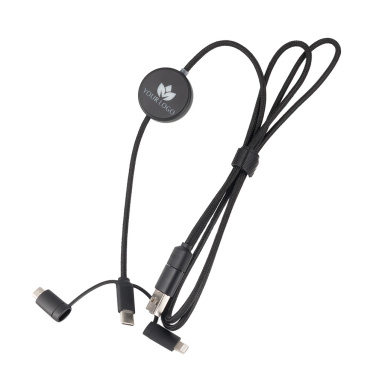 Logo trade corporate gifts image of: Cable 4in1 with illuminated logo - LH-ZM02