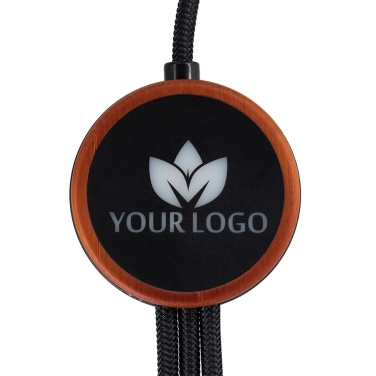Logotrade promotional gift image of: Cable 3in1 with illuminated logo - LH-ZM04