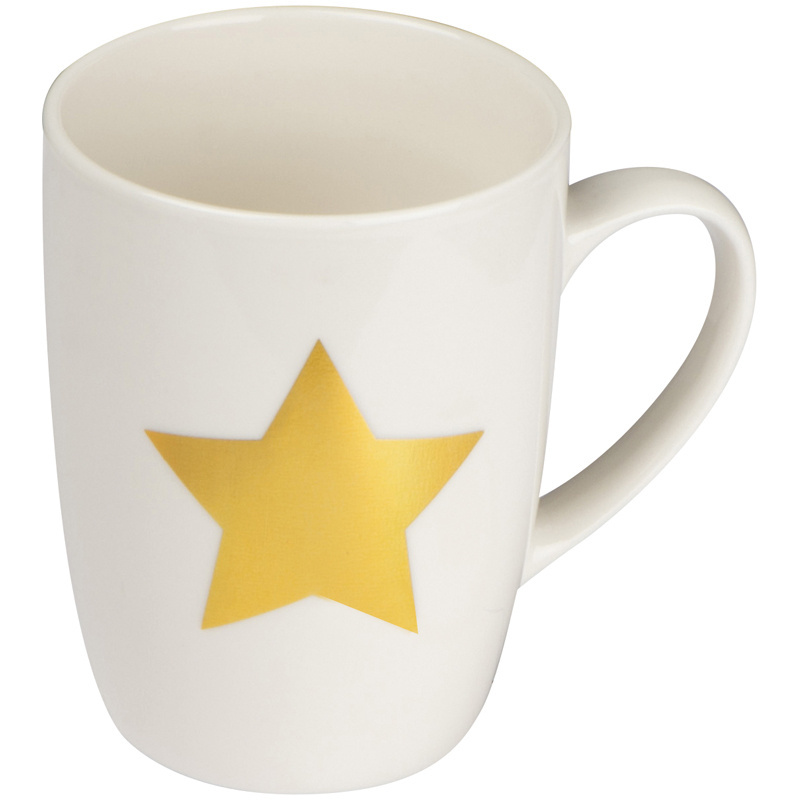 Logo trade promotional giveaway photo of: Mug with star print 300 ml