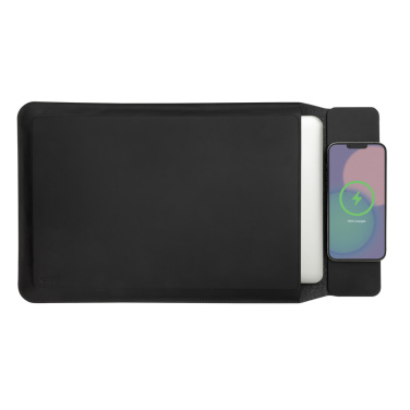 Logo trade promotional items picture of: Swiss Peak 15W magnetic charging laptop sleeve 14-15,6"